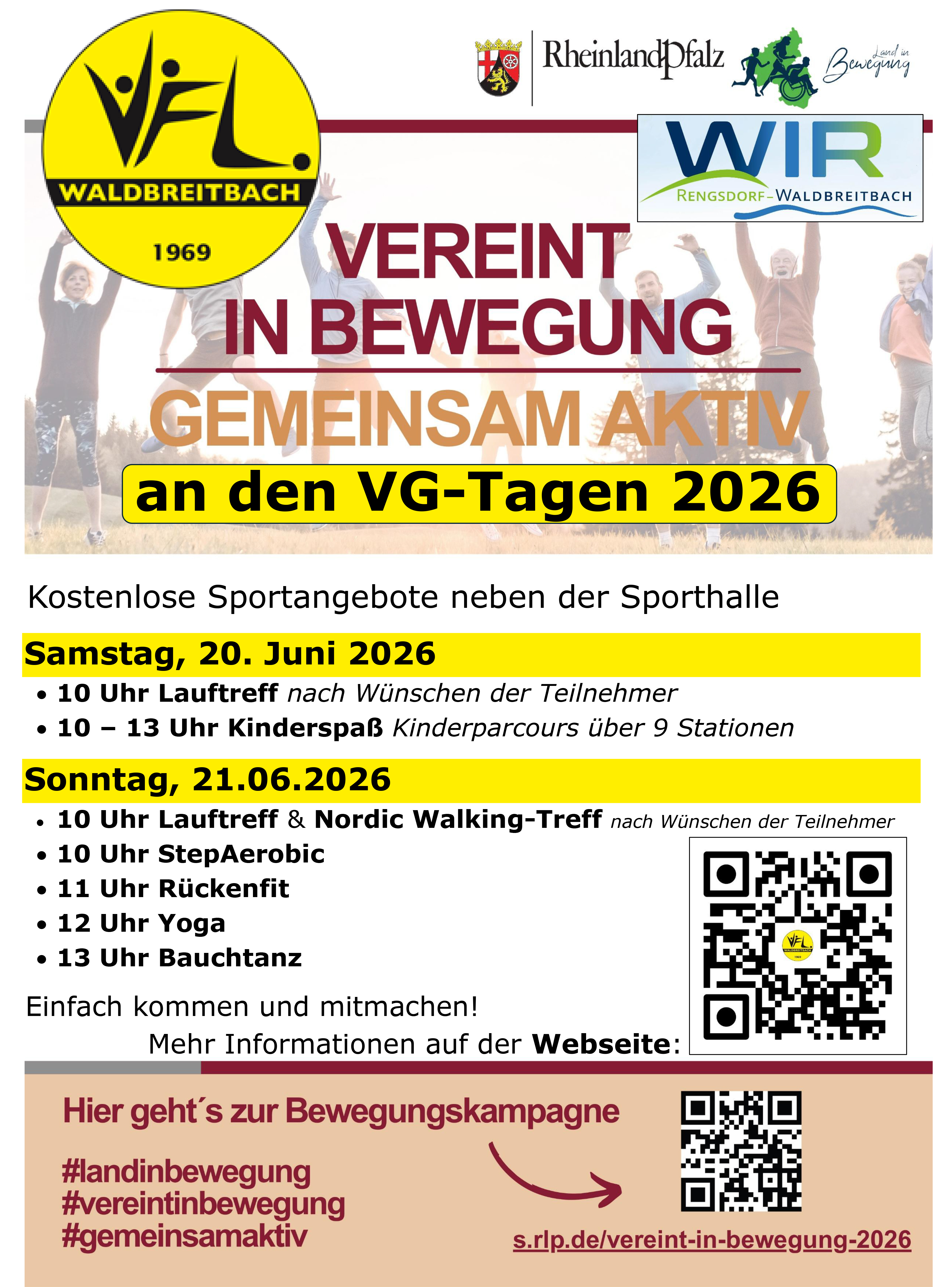 Vereint in Bewegung
