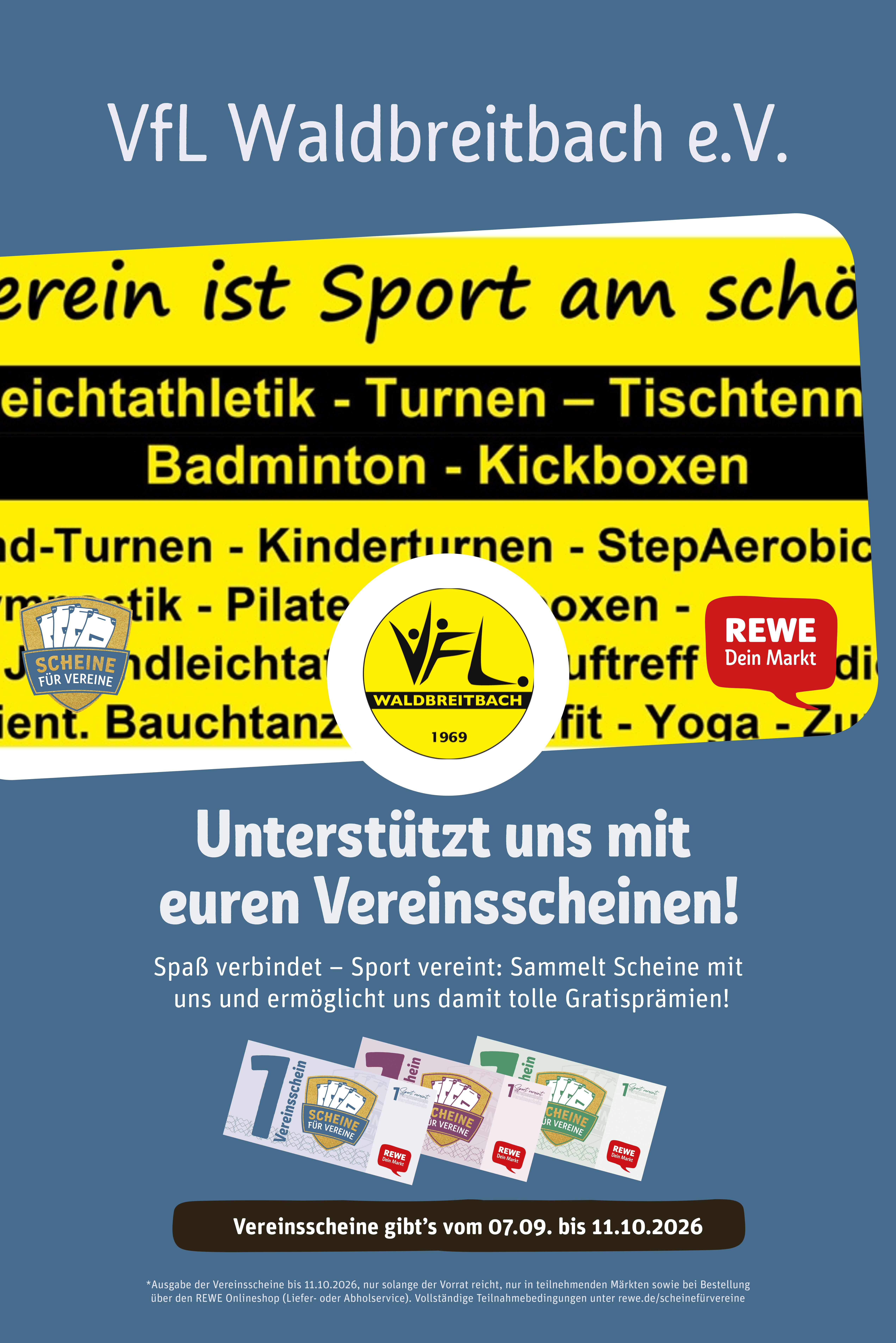 Scheine für Vereine 2026 Scheine für Vereine 2026