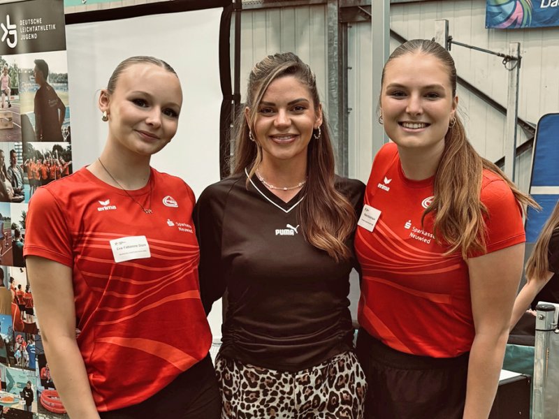 Eva Stein und Marie Böckmann beim Workshop mit Pamela Dutkiewicz-Emmerich 