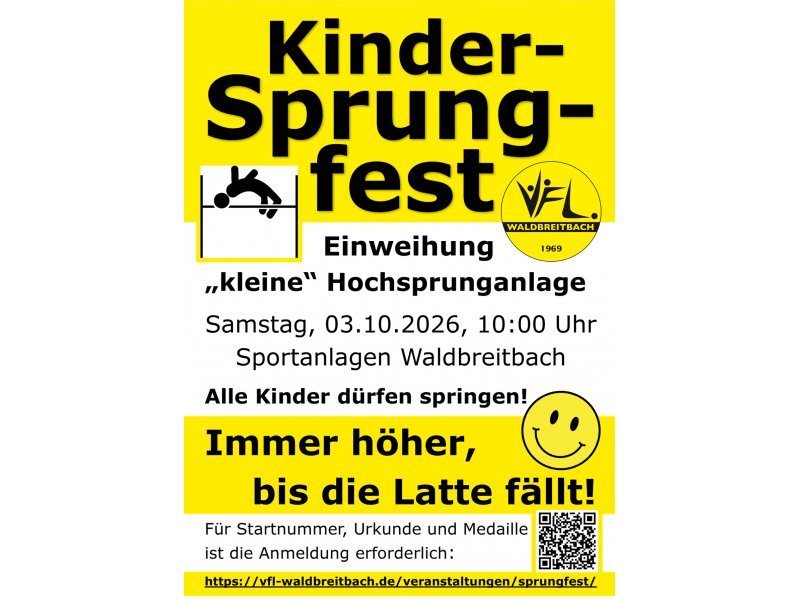 Flyer Sprungfest 2026